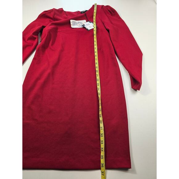 NWT Reese Red Maternity Shift Dress Pietro Brunelli nursing S professional work - Picture 14 of 14